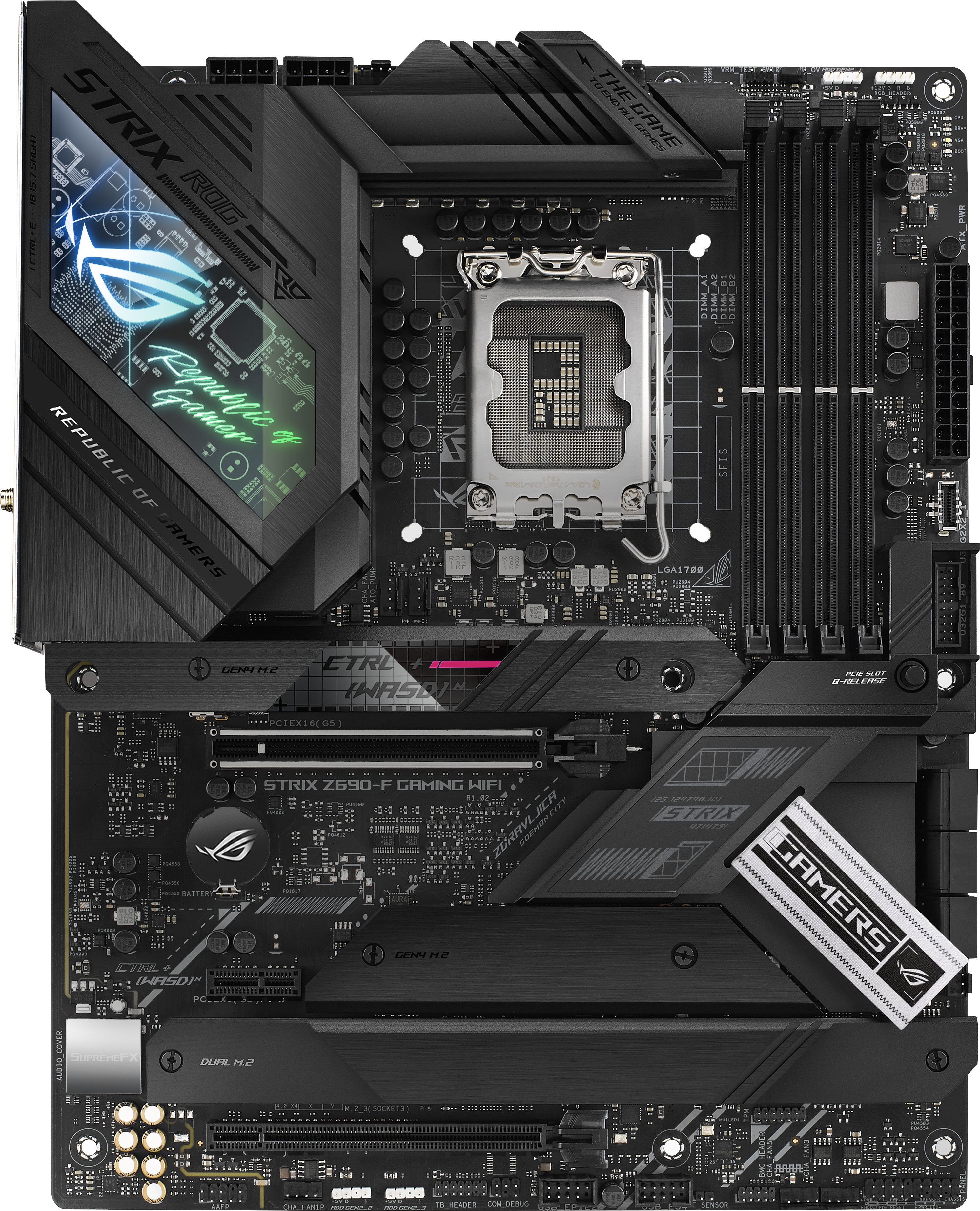 ASUS ROG STRIX Z690-F GAMING WIFI - motherboard - ATX - LGA1700 Socket - Z690